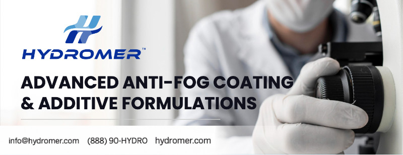 Hydromer&trade; Anti-Fog Coatings