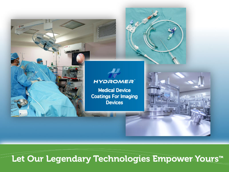 Visual of Hydromer Medical Device Coatings emphasizing their advanced technologies for empowering medical imaging solutions.